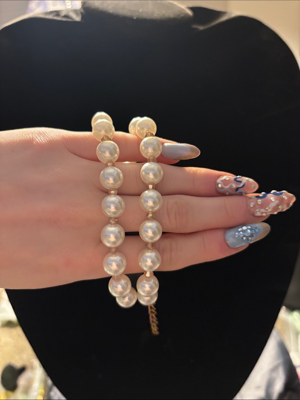 paparazzi Pearl Strand Necklace - Ivory